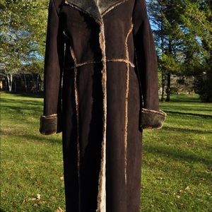 Beautiful Bebe faux suede coat.